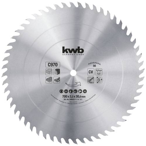 kwb 597022 Kreissägeblatt 700 x 30 mm 1 St.