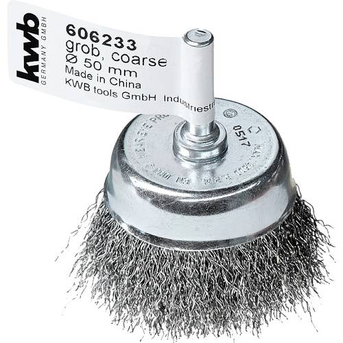 kwb Topfbürsten, gewellter HSS-Stahldraht, für Einsatz mit Bohrmaschinen und Akkuschraubern 606233 1 St.