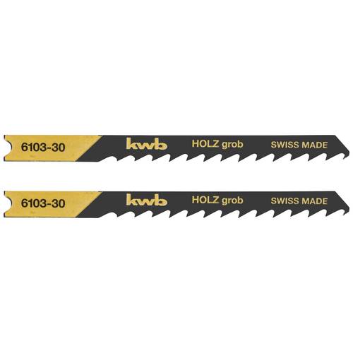 Thumbnail - kwb 610330 Stichsägeblätter, Holzbearbeitung, spezieller Einstichzahn, HCS, 2 x grob 2 St.