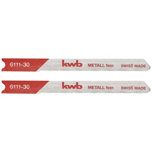 kwb 611130 Stichsägeblätter, Metallbearbeitung, HSS, 2 x fein 2 St.
