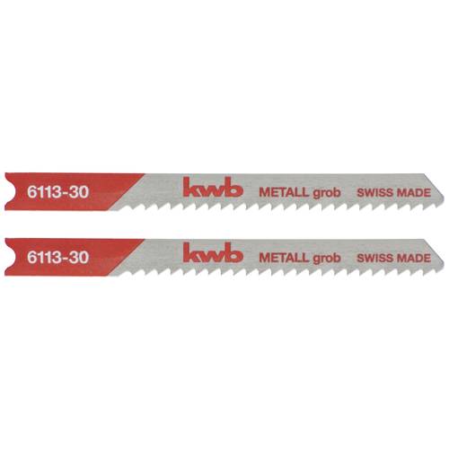 kwb 611330 Stichsägeblätter, Metallbearbeitung, HSS, 2 x grob 2 St.