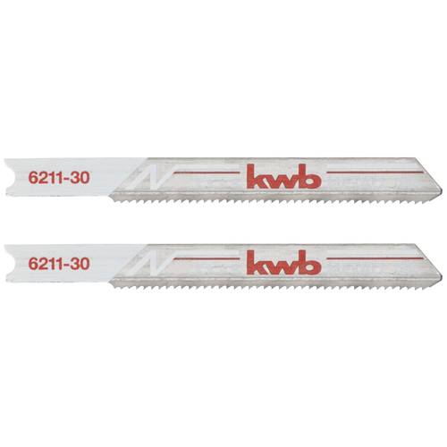 kwb 621130 Stichsägeblätter, Metallbearbeitung, Bi-Metall, 2 x fein 2 St.