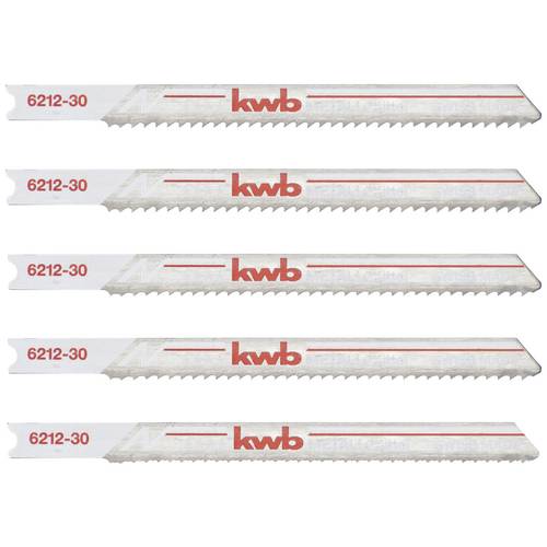 kwb 621235 Stichsägeblätter, Metallbearbeitung, Bi-Metall 5 St.