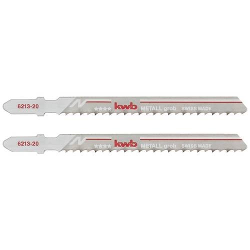 kwb 621320 Stichsägeblätter, Metallbearbeitung, Bi-Metall, 2 x grob 2 St.