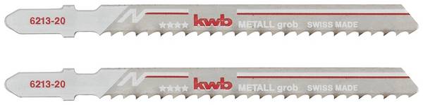 kwb 621320 Stichsägeblätter, Metallbearbeitung, Bi-Metall, 2 x grob 2 St.