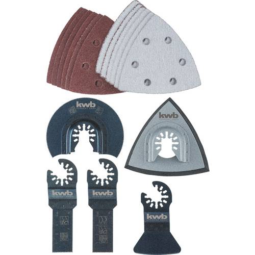 kwb 708900 Multifunktionswerkzeug-Zubehör-Set 17 St.