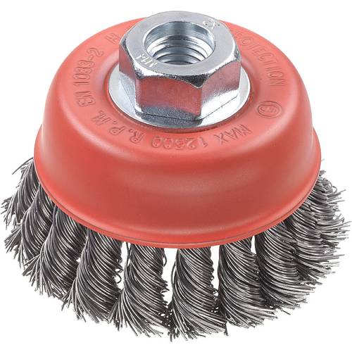 Thumbnail - kwb AGGRESSO-FLEX® Topfbürsten, gezopft, gewellter HSS-Stahldraht für Einsatz mit Winkelschleifern 719236 1 St.