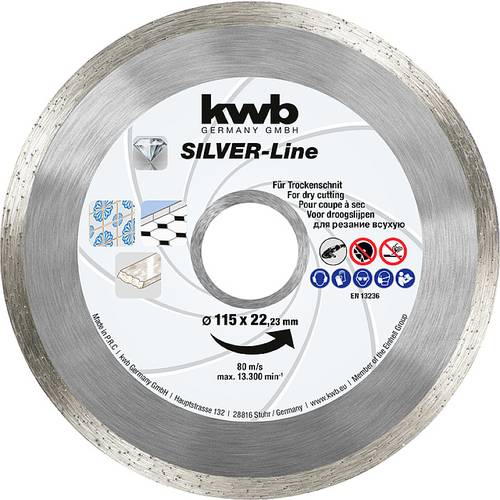 kwb 727870 Diamanttrennscheibe Durchmesser 230 mm Bohrungs-Ø 22.23 mm 1 St.