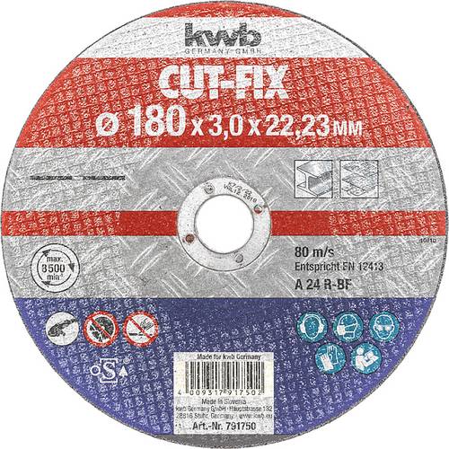 kwb 791750 Trennscheibe gerade 180 mm 1 St. Metall