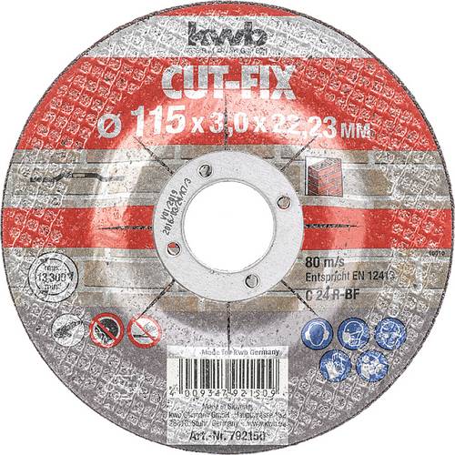 kwb 792150 Trennscheibe gerade 115 mm 1 St. Stein