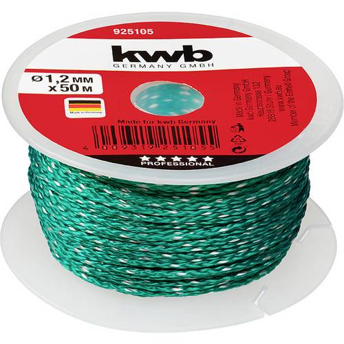 kwb 925105 Maurerschnur, grün 50 m