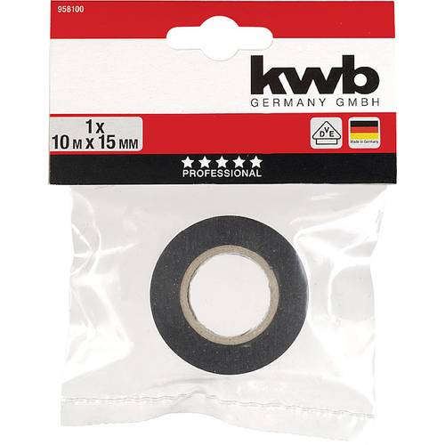 Thumbnail - kwb 958100 Isolierband (L x B) 10 m x 15 mm 10 m