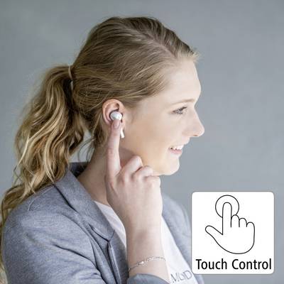 Hama Spirit Go HiFi In Ear Kopfhörer Bluetooth® Stereo Weiß kaufen | In-Ear-Kopfhörer