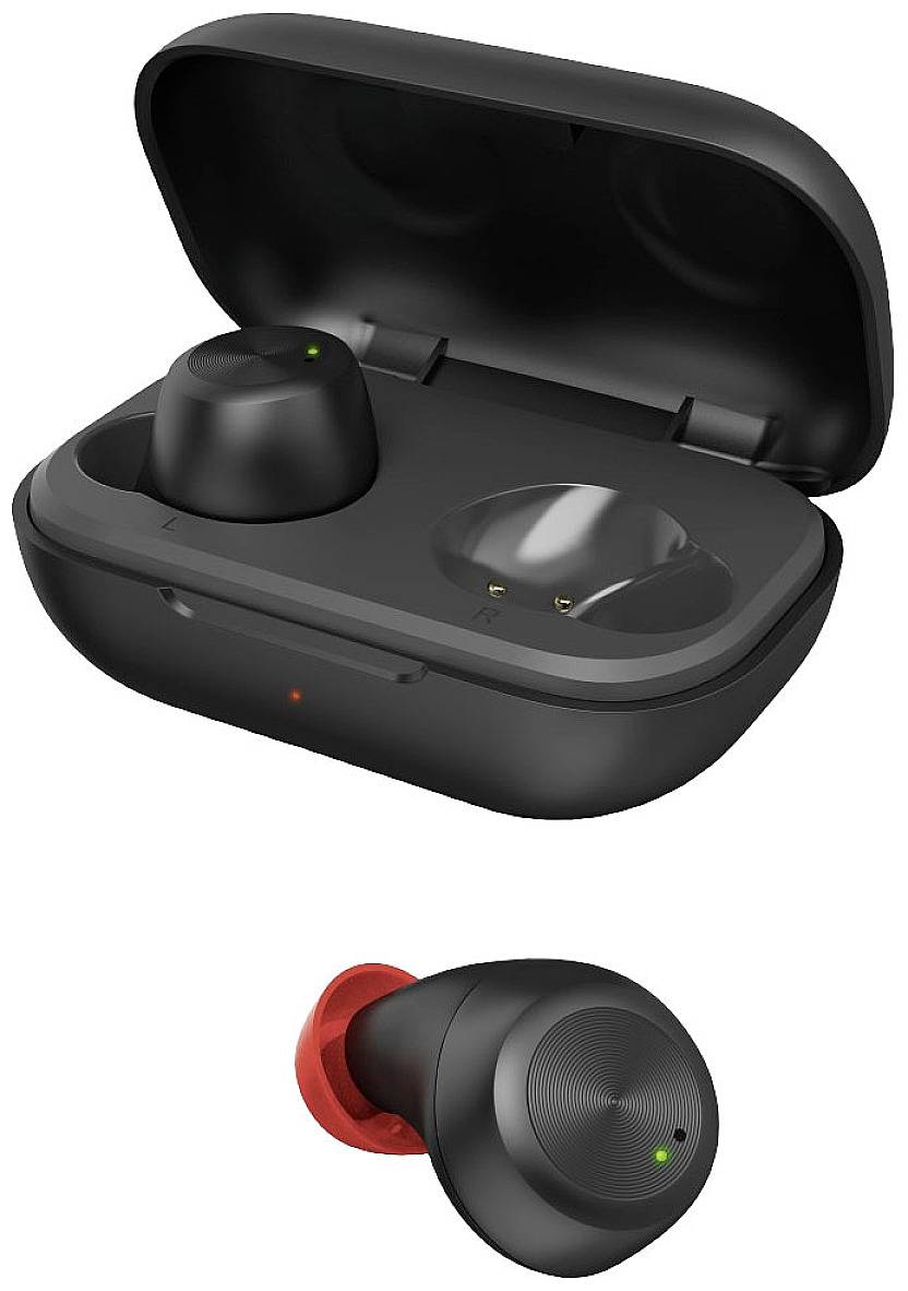 HAMA Spirit Chop HiFi In Ear Kopfhörer Bluetooth® Stereo Schwarz