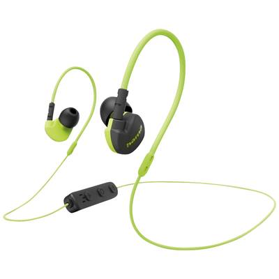 Hama Freedom Athletics HiFi In Ear Kopfhörer Bluetooth® Stereo Schwarz/Gelb  