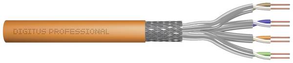 Digitus DK-1743-VH-025 Installationskabel CAT 7 S/FTP Orange 25 m