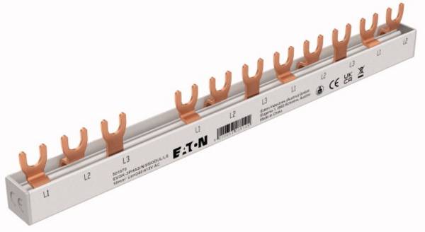Eaton EP-501070 EVGK Gabelverschienung, 3-phasig, L1 - L2 - L3 - X + L1 - L2 - L3 Phasenschiene Mehrfarbig 63 A 1 St.