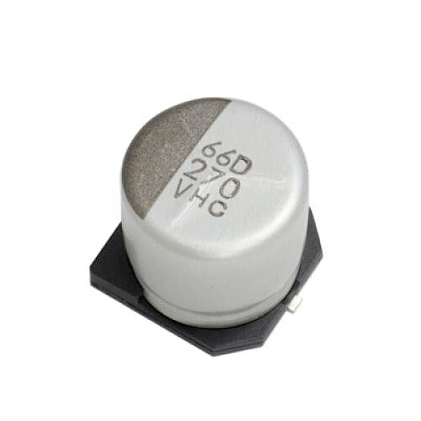 Nippon Chemi-Con HHXC250ARA101MF80G Elektrolyt-Kondensator SMD   100 µF 25 V 20 % (Ø x L) 6.30 mm x 7.70 mm 1 St. Bulk