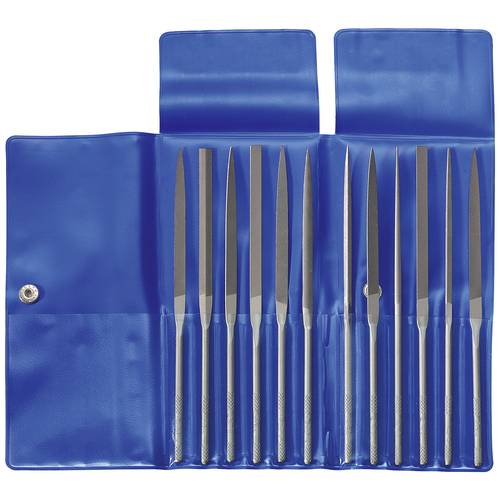 Dick 21001420 Nadelfeilen-Satz 140/2, 12-tl Plastiktasche Länge 140 mm 1 Set