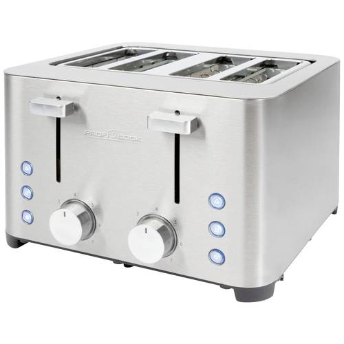 Thumbnail - Profi Cook PC-TA 1252 Toaster mit Brötchenaufsatz Edelstahl