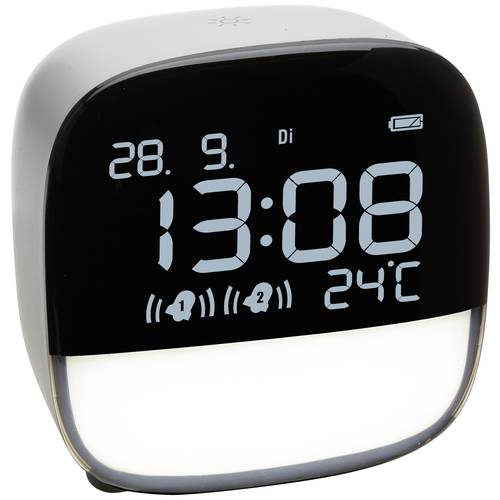 Thumbnail - TFA Dostmann 60.2034.02 Quarz Wecker Weiß Alarmzeiten 2