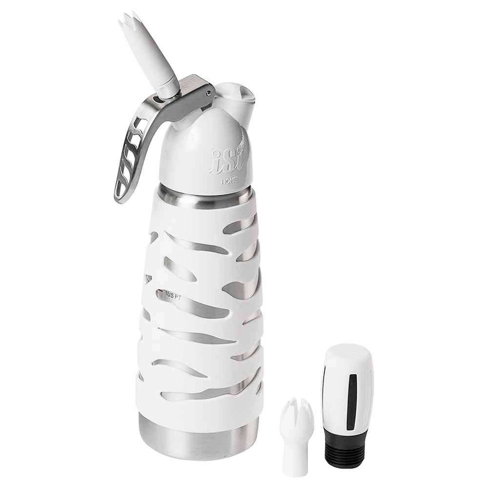 ISI Dessert Whip Plus 0.5l 1570 Sahnebereiter Edelstahl, Weiß