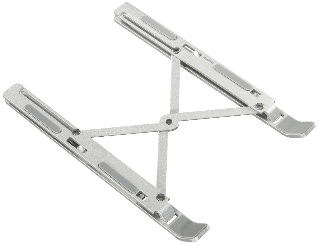 HAMA Notebook-Stand Aluminium faltbar neigbar bis 39 cm 15.4 Silber ( 00053047 )