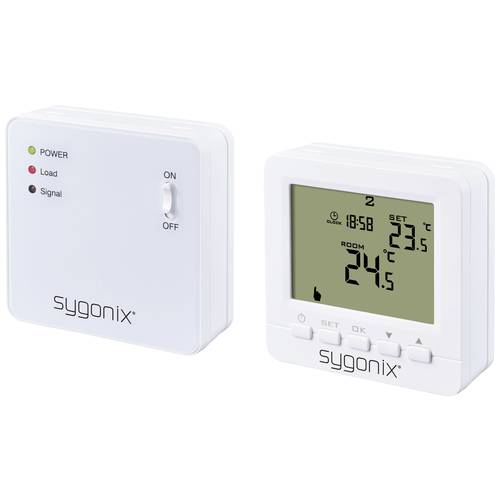 Sygonix SY-5470190 Funk-Raumthermostat Aufputz Wochenprogramm 1 St.