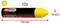 Gelbe Signierkreide von KS Tools, Länge 110 mm, Durchmesser 14 mm, im 12er-Pack.