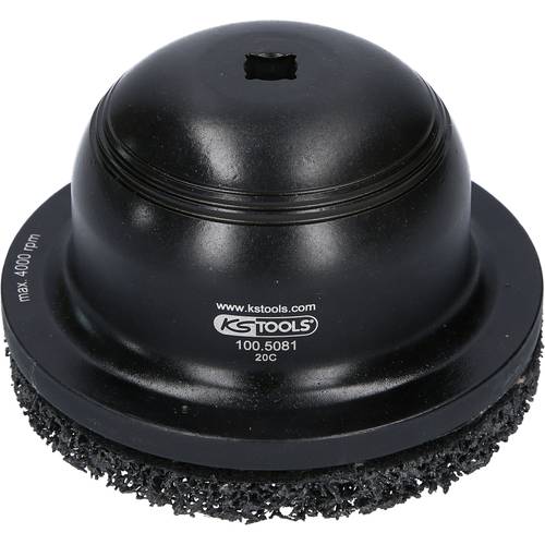 Thumbnail - KS Tools 100.5080 Aluminium-Radnabenschleifer-Satz Ø 150 mm, Innen-Ø 90 mm, 2-tlg