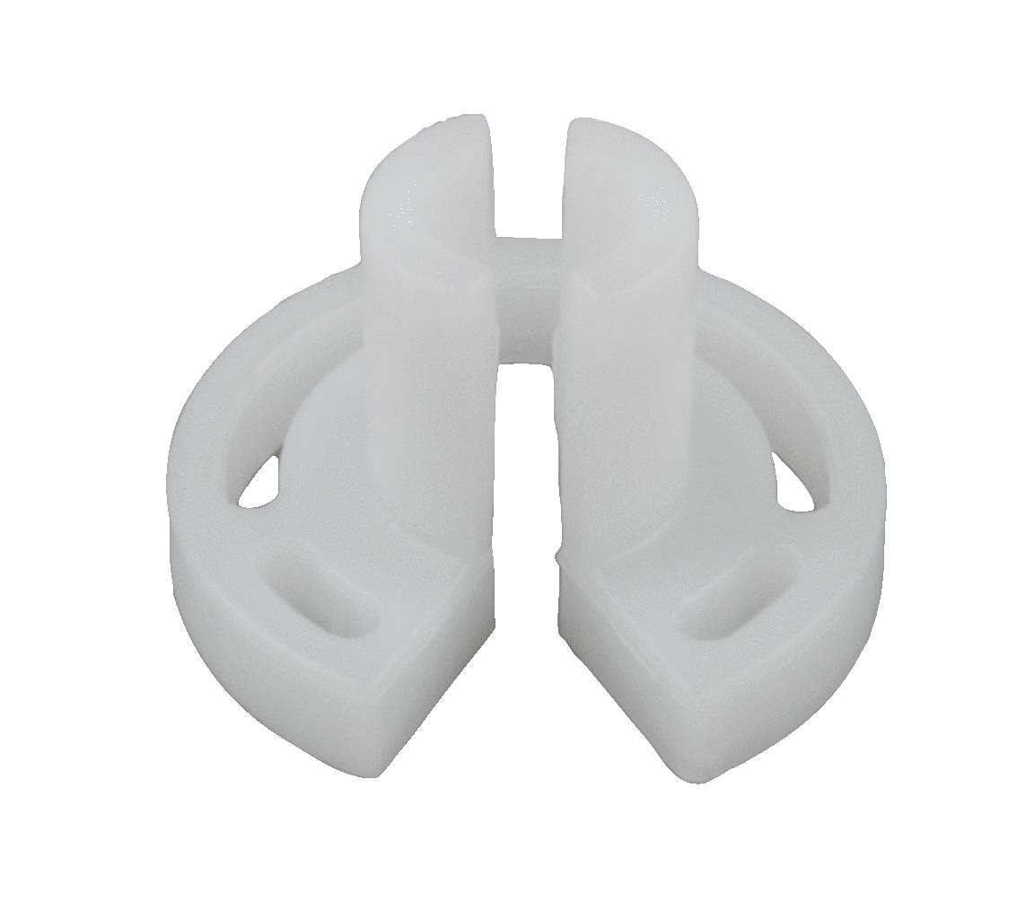 KS Tools 115.1261 Entrieglungsclip Kunststoff weiß, 1/4