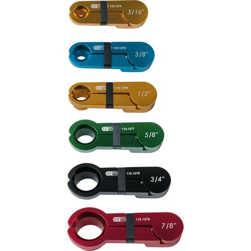 Demontagewerkzeug-Satz für CLIC-Federnverschluß-Leitungskupplungen, 7-tlg KS Tools 115.1285