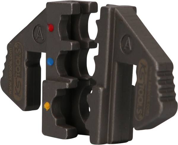 Paar Crimp-Einsätze für isolierte Kabelschuhe, Ø 0,5 - 6 mm KS Tools 115.1415