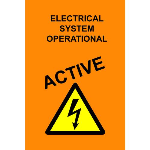 Poster - Aktiv, orange KS Tools 117.0173