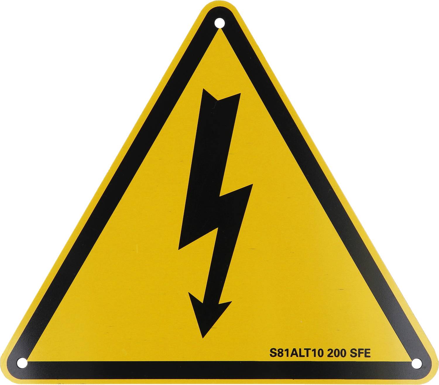 Warnschild-Hybrid-Blitz, Aluminium, 200 mm KS Tools 117.0178