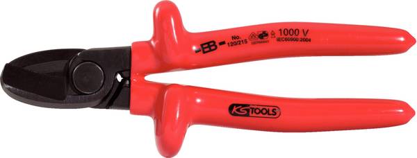 1000V Einhand-Kabelschneider, 215mm KS Tools 117.1259