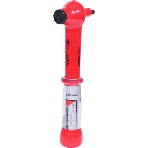 1/4 Mini Drehmomentschlüssel mit Schutzisolierung und Umschalt-Ratschenkopf, 2-10Nm KS Tools 117.1400