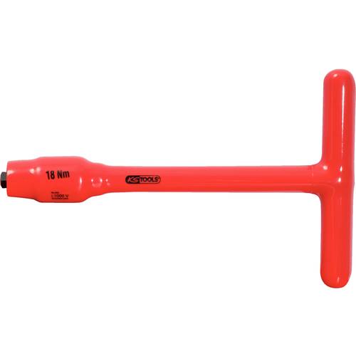 Thumbnail - 3/8 Festeingestellter T-Griff-Drehmomentbegrenzer mit Schutzisolierung, 18Nm KS Tools 117.3807