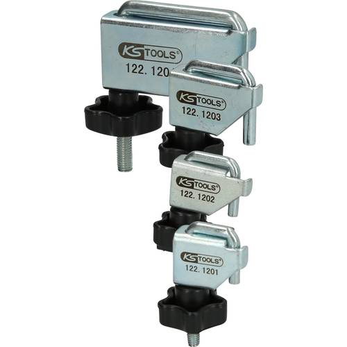KS Tools 122.1200 Schlauch-Klemmen-Satz, 4-tlg