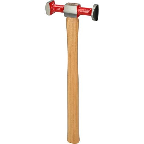 KS Tools 140.2130 Karosserie-Wölbungshammer, rund/eckig, 325mm