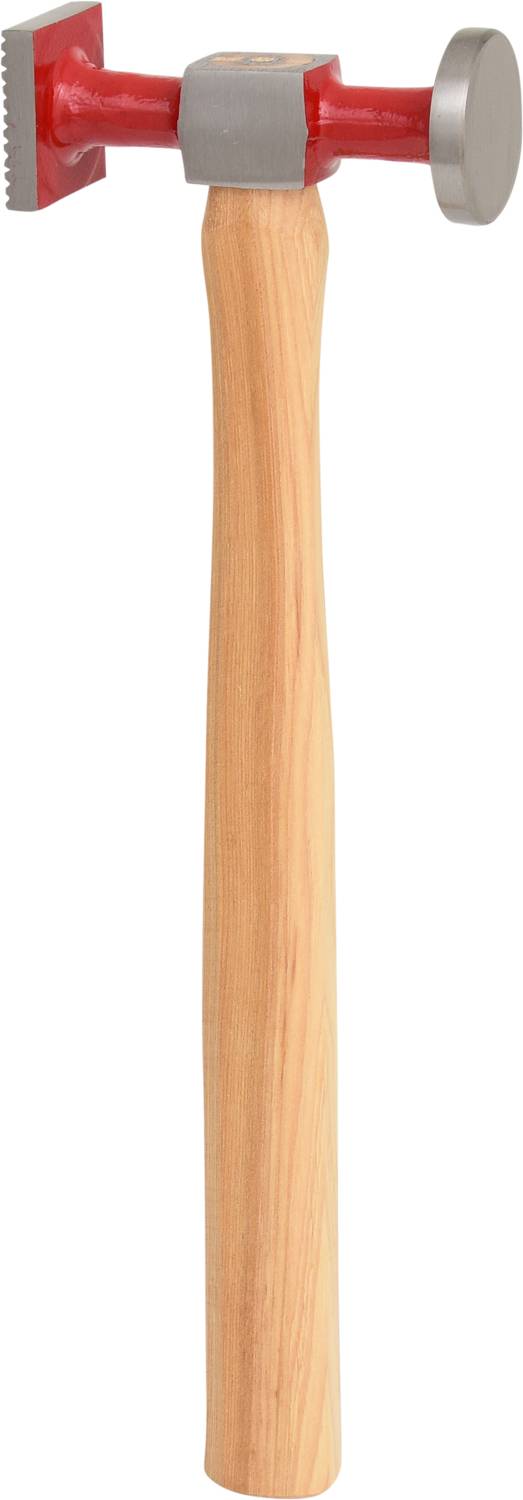 KS Tools 140.2139 Karosserie-Riffelhammer fein, rund/eckig, 325mm