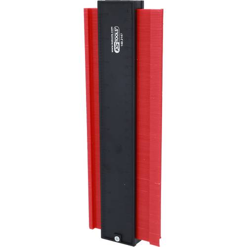 KS Tools 140.2147 Konturen-Lehre, Kunststoff, 280 mm lang