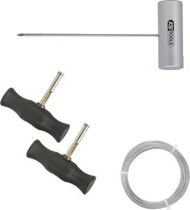 Thumbnail - Drahtschneide-Satz mit gezopftem Schneiddraht, 4-tlg KS Tools 140.2245