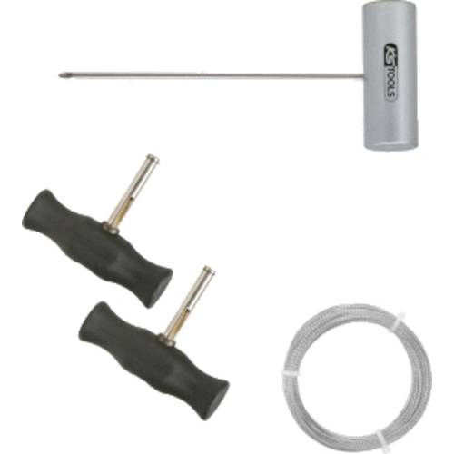 Thumbnail - Drahtschneide-Satz mit gezopftem Schneiddraht, 4-tlg KS Tools 140.2245