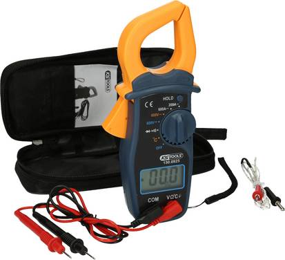 KS Tools 1500925 Stromzange digital inkl. Tasche, inkl. Prüfkabel