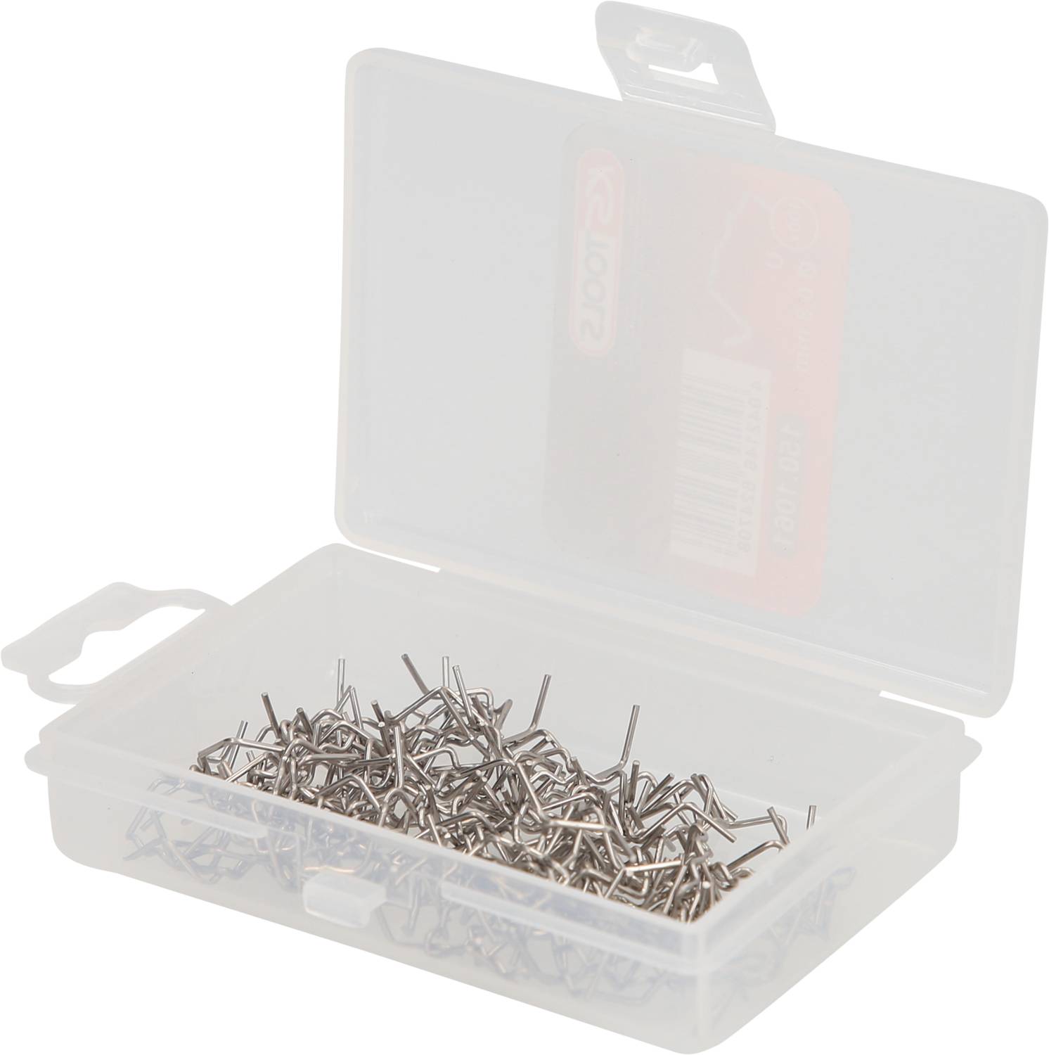 KS Tools 150.1061 Reparaturklammer abgewinkelte U-Form Ø 0,8 mm, 100 Stück