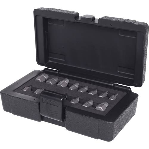 KS Tools 150.1385 Spiral-Schrauben- und Bolzenausdreher-Satz, 15-tlg