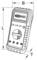 Strichzeichnung eines digitalen Multimeters mit dem Markenlogo 'KS Tools'. Abmessungen L, B, und T sind angegeben.