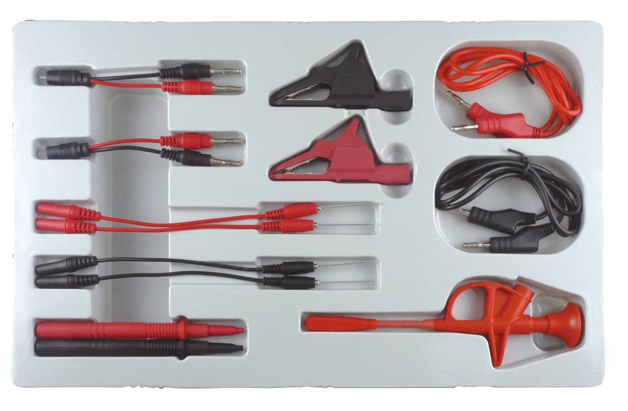 KS TOOLS 12/24V Diagnose Prüf- und Mess-Kabel-Satz, 13-tlg. (150.1675)