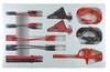 KS Tools 12/24V Diagnose Prüf- und Mess-Kabel-Satz, 13-tlg